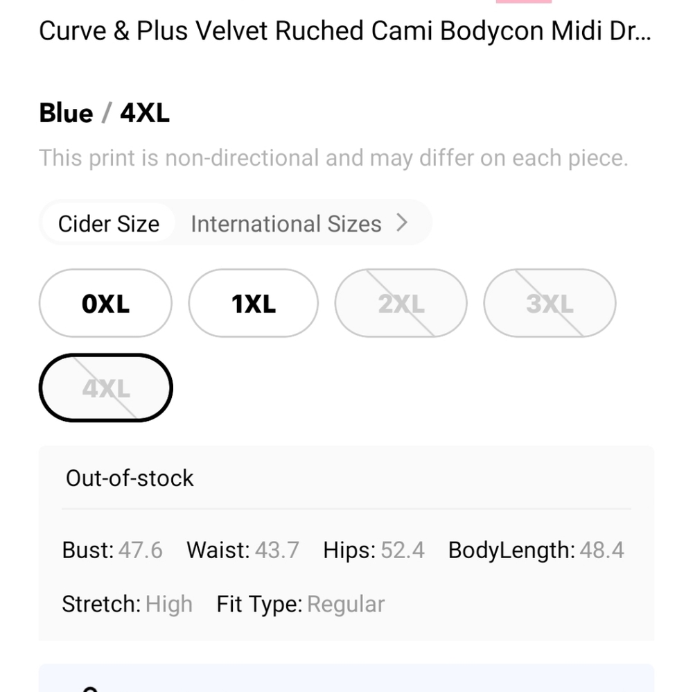 Cider Plush Velvet Rushed Cami Bodycon Midi Dress View 3